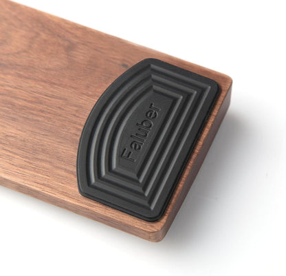 Faluber Wooden Wrist Rest, 17.3-inch Length and 20mm Thickness for Full-Sized Keyboard, Palm Rest, Ergonomic Design for Mechanical Gaming Keyboard, Wipe Clean (Fullsize-440mm, Walnut Wood)
