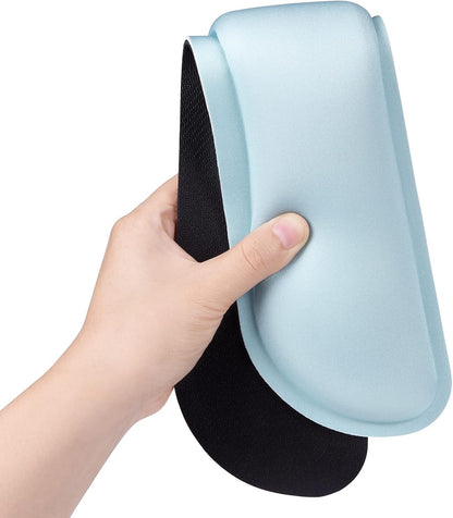 Dapesuom Enlarge Keyboard Wrist Rest, Memory Foam Keyboard Wrist Cushion for Computer Desk Mats Support, Pain Relief Ergonomic Mouse Pad Rests with Non-Slip Base for Gaming, Laptop, Radiant Orchid