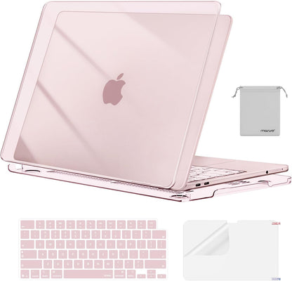 MOSISO Compatible with MacBook Neo Case 13 inch 2026 Release Model A3404 with A18 Pro Chip, 4 in 1 Kit Precision Fit Crack & Scratch Resistant Protective Hard Shell Case Cover, Crystal Clear