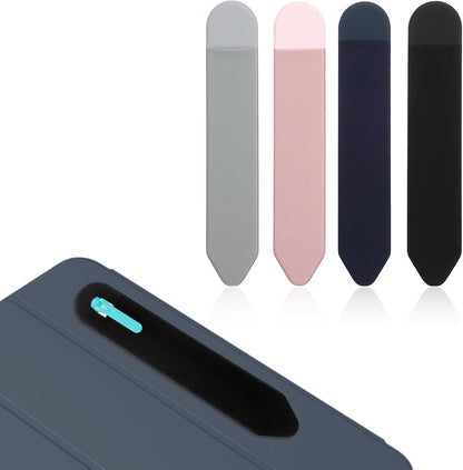 4PCS Universal Stylus Holder, Self-Adhesive Stylus Pen Case, Elastic Tablet Pen Holder for Various Types of Styluses
