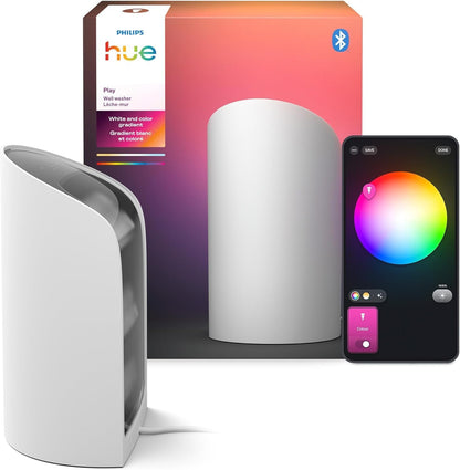 Philips Hue Smart Play Light Bar Base Kit, Black, 2 Pack, White & Color Ambiance LED Color-Changing Light Requires Bridge, Control with App, Works with Alexa, Google Assistant and Apple HomeKit