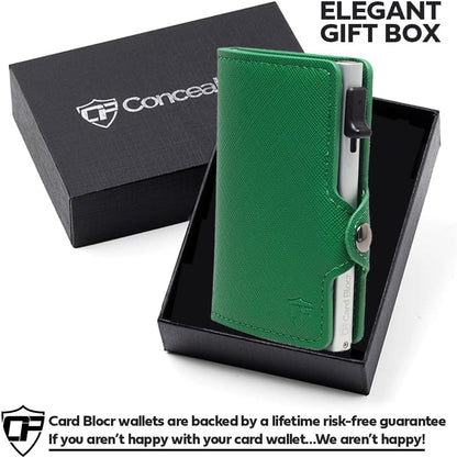 Conceal Plus Wallet Finder Slim Tracker, 5-Year Battery Life - Never Needs Charging, Track Wallet, Backpack, Luggage and More, Works with Apple Find My iOS Only (Android Not Supported)