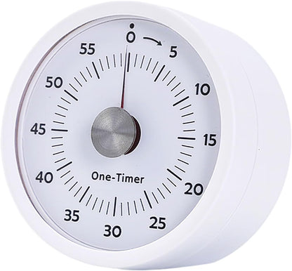Kitchen Timers for Cooking, Magnetic Visual Timer for Kids Teachers Classroom School ADHD Autism Oven or Adult with Special Needs (White)