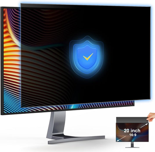 [2-Pack] 24 Inch Privacy Screen for Monitor Computer Screen Privacy Filter for 16:9 Widescreen Monitor Desktop PC Monitor Privacy Film Monitor Privacy Shield and Anti-Glare Protector