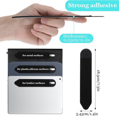 4PCS Universal Stylus Holder,Tablet Pen Cover,Elastic Cover for Stylus Pen,Self-Adhesive Pen Holder - Black,Pink,Gray,Blue