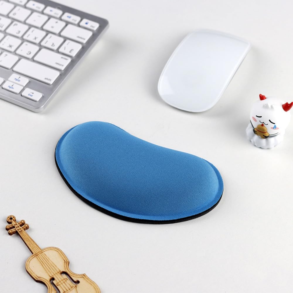 MXCOIRTP Wrist Rest for Mouse, Ergonomic Memory Foam Wrist Cushion Support Pad, Mouse Wrist Pad with Non-Slip Base for Typing Pain Relief, Office, Home, Gaming, Computer, Black