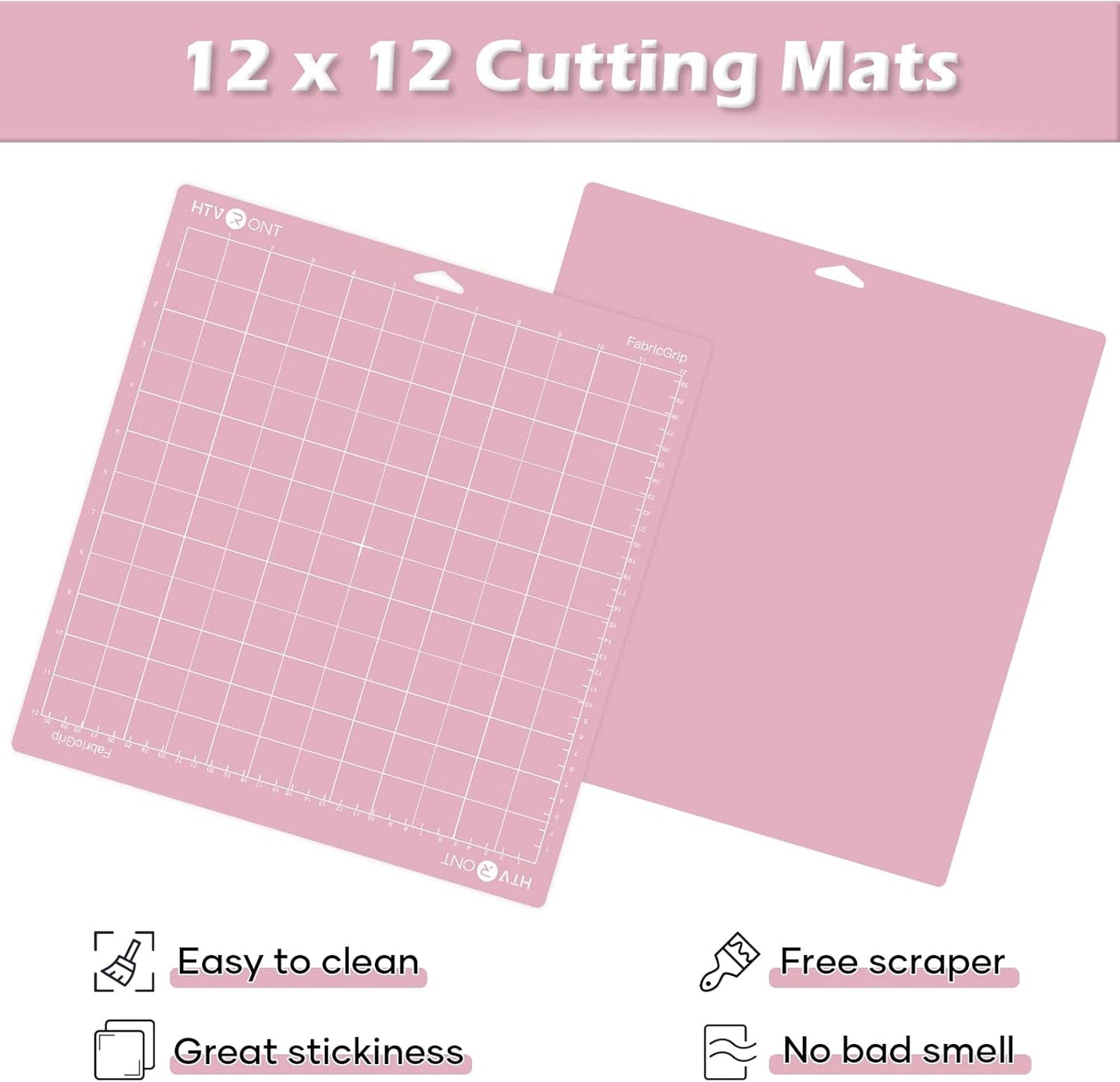 HTVRONT 5 Packs Self Healing Cutting Mat- 12" x 18” Double-Sided Cutting Mats for Crafts, A3 High-Density Sewing Mat with Grid for Fabric Quilting Modeling Hobby Scrapbooking Project