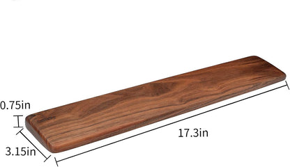 Wooden Keyboard Wrist Rest, Keyboard Wooden Palm Rest，Keyboard Wrist Rest Pad, Solid Wood Mouse Pad Wrist Guard, Ash Wood Wrist Rest, Wrist Pad for Keyboard, (Fraxinus Excelsior,11.8in)
