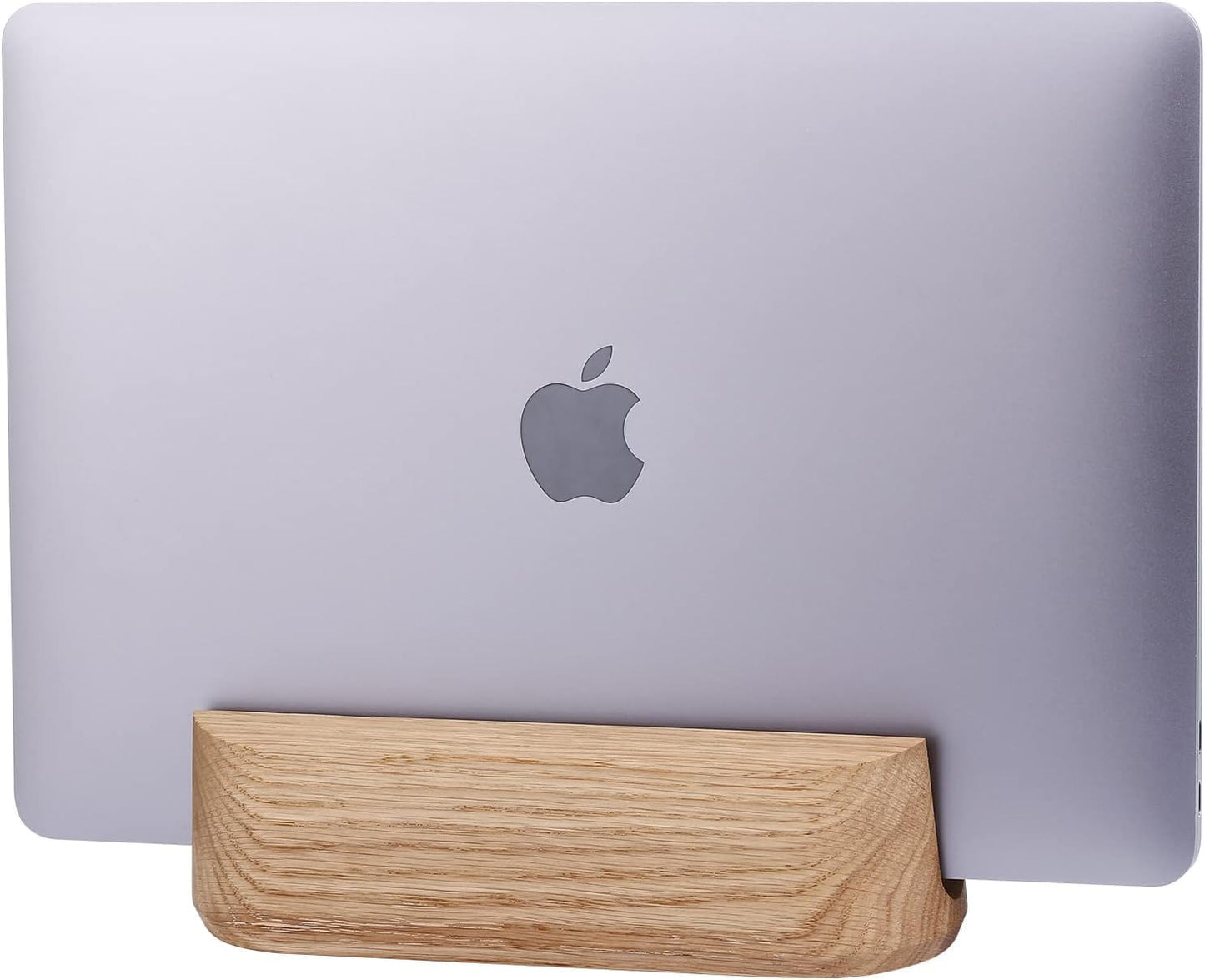 Triple Laptop Stand Vertical Laptop Holder - Vertical Laptop Stand for Desk - Laptop Holder - Handmade of Natural Wood (Triple Walnut)