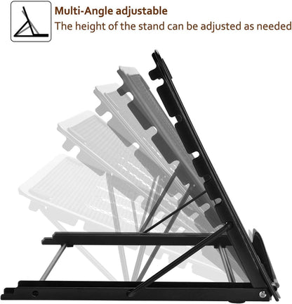 IMAGE Light Box Stand,Multifunction 7 Angle Points Skidding Prevented Tracing Holder for Laptop LED Light Table A4 LB4 L4S and Most tracing Ligh Box pad