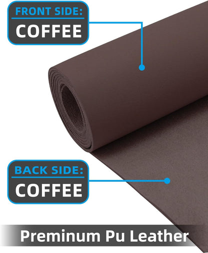 Leather Desk Pad Protector, Office Desk Mat, Large Mouse Pad, Non-Slip PU Leather Desk Blotter, Laptop Desk Pad Desk Accessories for Office and Home (Black, 40" x 17")