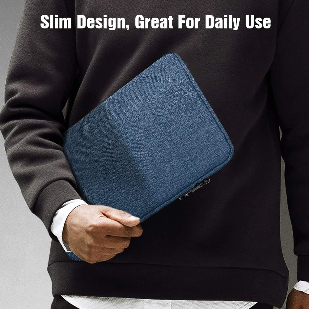TiMOVO 9-11" Tablet Sleeve Bag for iPad 11-inch A16 2025, iPad 10.9"/10.2"| Air 11 Inch/5th/4th Gen. 10.9", Galaxy Tab A9+/A11Plus 11", Protective Bag Fit Smart Keyboard, Dusty Blue