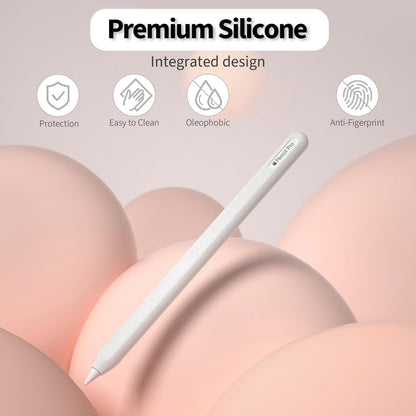 Ultra Thin Protective Pencil Cover for Apple Pencil Pro &Apple Pencil 2nd Gen Silicone Case Sleeve Compatible with Apple Pencil Pro (Pink)