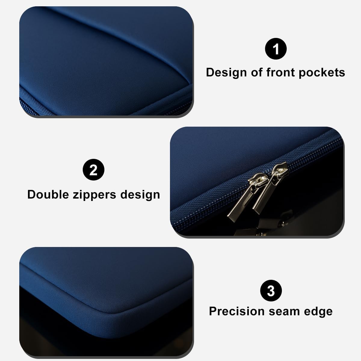 Laptop Sleeve for MacBook Neo/Air/Pro 13 inches A18/M5/M4/M3/M2/M1 Chip 2026-2020 A3404 A3449 A3240 A3113 with 2 Pockets Tablet Bag Case Accessories (Bright Pink)