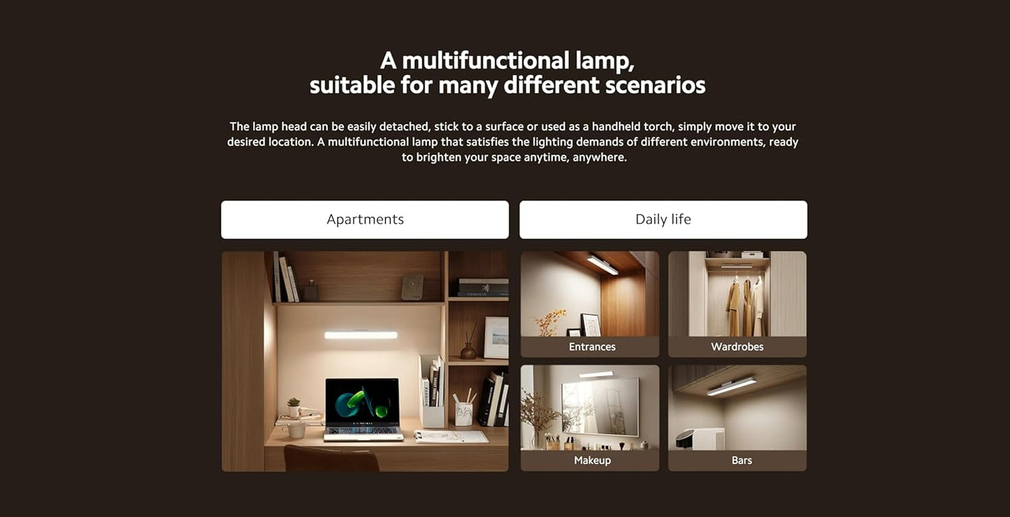 XIAOMI Mi Computer Monitor Light Bar - Wireless Control, Easy Installation, Extra Computer Lighting w/o Taking Desktop Space, No More Glare