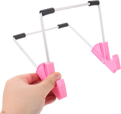 Holibanna Tracing Board Bracket Stand: Adjustable Light Board Stand for Tracing - LED Copy Pad Light Box Holder for Desktop Art Studio Painting and Sketching Pink