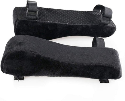 Office Chair Armrest Pads,1 Pair Ergonomic Armrest Pads, Memory Foam Elbow Support Cushions for Computer, Gaming and Desk Chairs