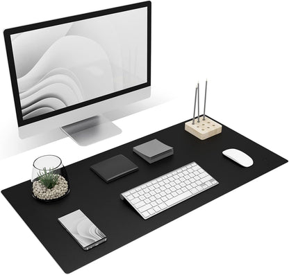 K KNODEL Non-Slip Desk Mat, Desk Pad, Desk Blotter, Desktop Mat for Desk, Large Desk Protector, Office Computer and Laptop Mat for Desk (31.5"x15.7", Brown)