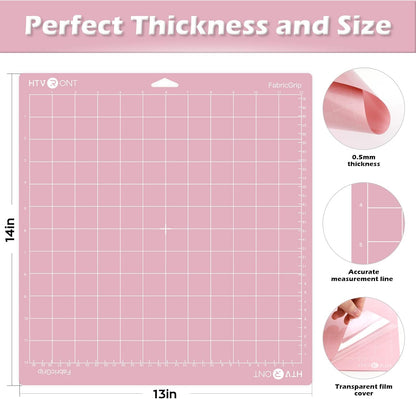 HTVRONT 5 Packs Self Healing Cutting Mat- 12" x 18” Double-Sided Cutting Mats for Crafts, A3 High-Density Sewing Mat with Grid for Fabric Quilting Modeling Hobby Scrapbooking Project