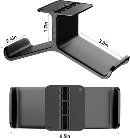 Controller Holder,Headphone Stand Headset and Controller Stand Under Desk Controller Holder with Strong Double Sided Tape Universal Design for Xbox ONE, PS5, PS4, PC