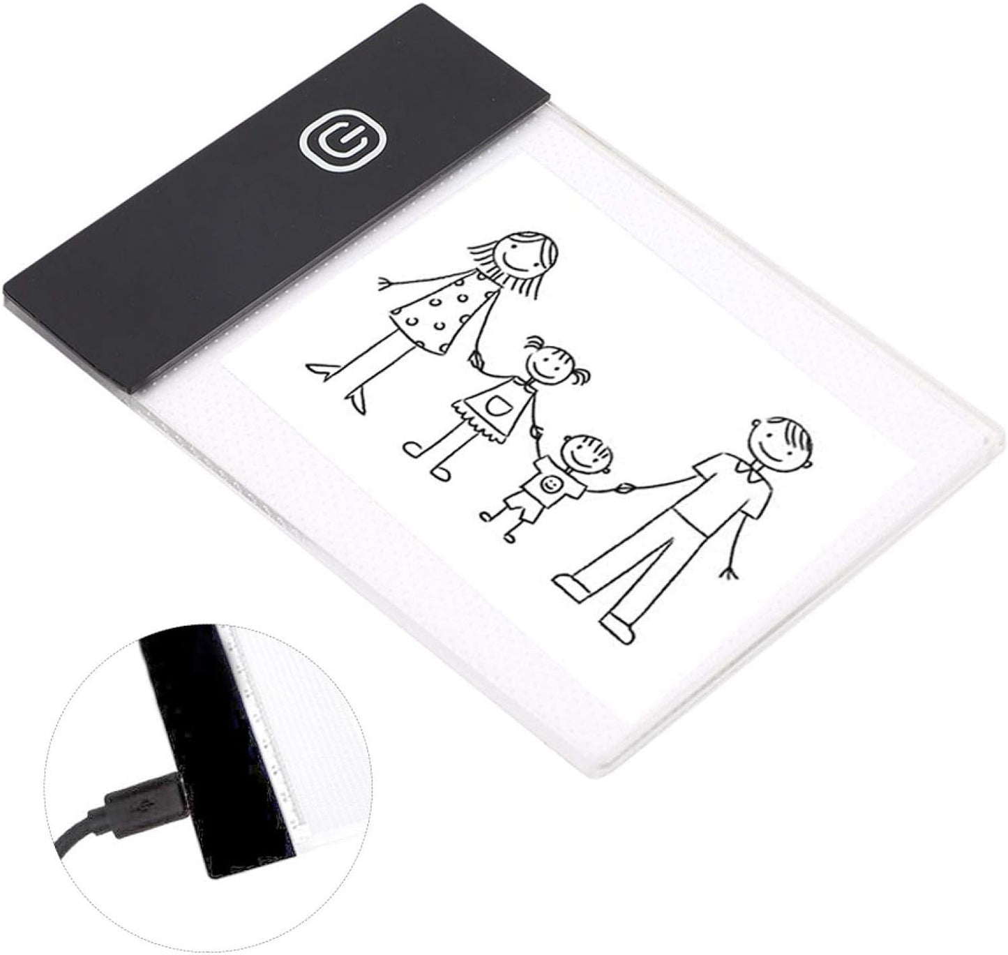 Flip Book Light Pads, Eyeprotection Function Flip Book Kit for Tracing Paper Calligraphy and Painting Ultra-Thin Adjustable Tracing Light Box Pad for Home Animation Industry Paper Craft Art