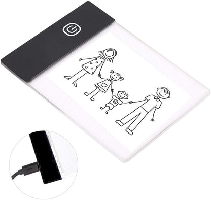 Flip Book Light Pads, Eyeprotection Function Flip Book Kit for Tracing Paper Calligraphy and Painting Ultra-Thin Adjustable Tracing Light Box Pad for Home Animation Industry Paper Craft Art