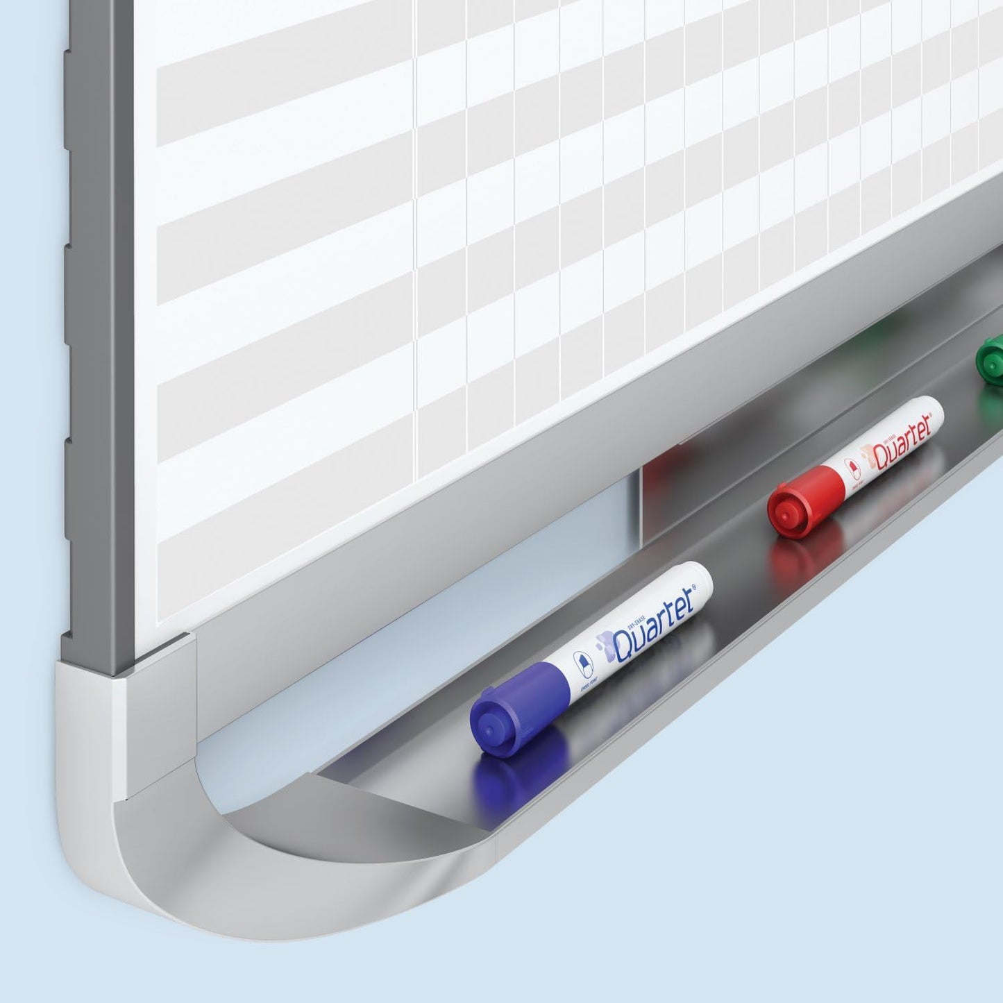 Quartet Prestige 2 Magnetic Total Erase Project Planner, 3 x 2 Feet Board with 16 Row/29 Column Chart (PP32P2)