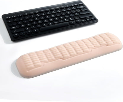 UnivoColors Ergonomic Mouse Wrist Rest,Latest 3.0 Wave Curve Design,High-Resilience Memory Foam Non-Slip Base,Reduces Wrist Fatigue,Ideal for Office Gaming & Long Hours of Use(Black)