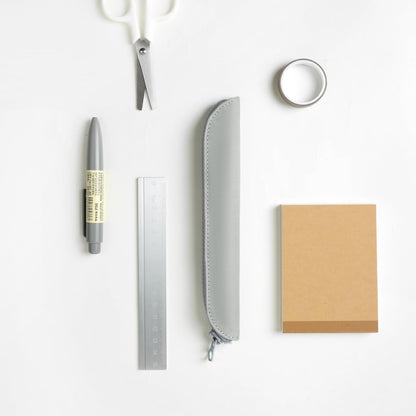 Pencil Case Durable Pencil Pouch for Pens School Featuring Oxford Lap Design (Khaki,Oxford)