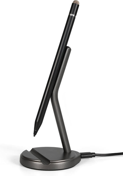 Magnetic Charger Stand for Apple Pencil 2nd Generation Only: Elegant 2-in-1 Wireless Charging Stand & Groove Holder for iPad Pencil 2nd Gen–Perfect Charging, Storage, and Desktop Decor Partner