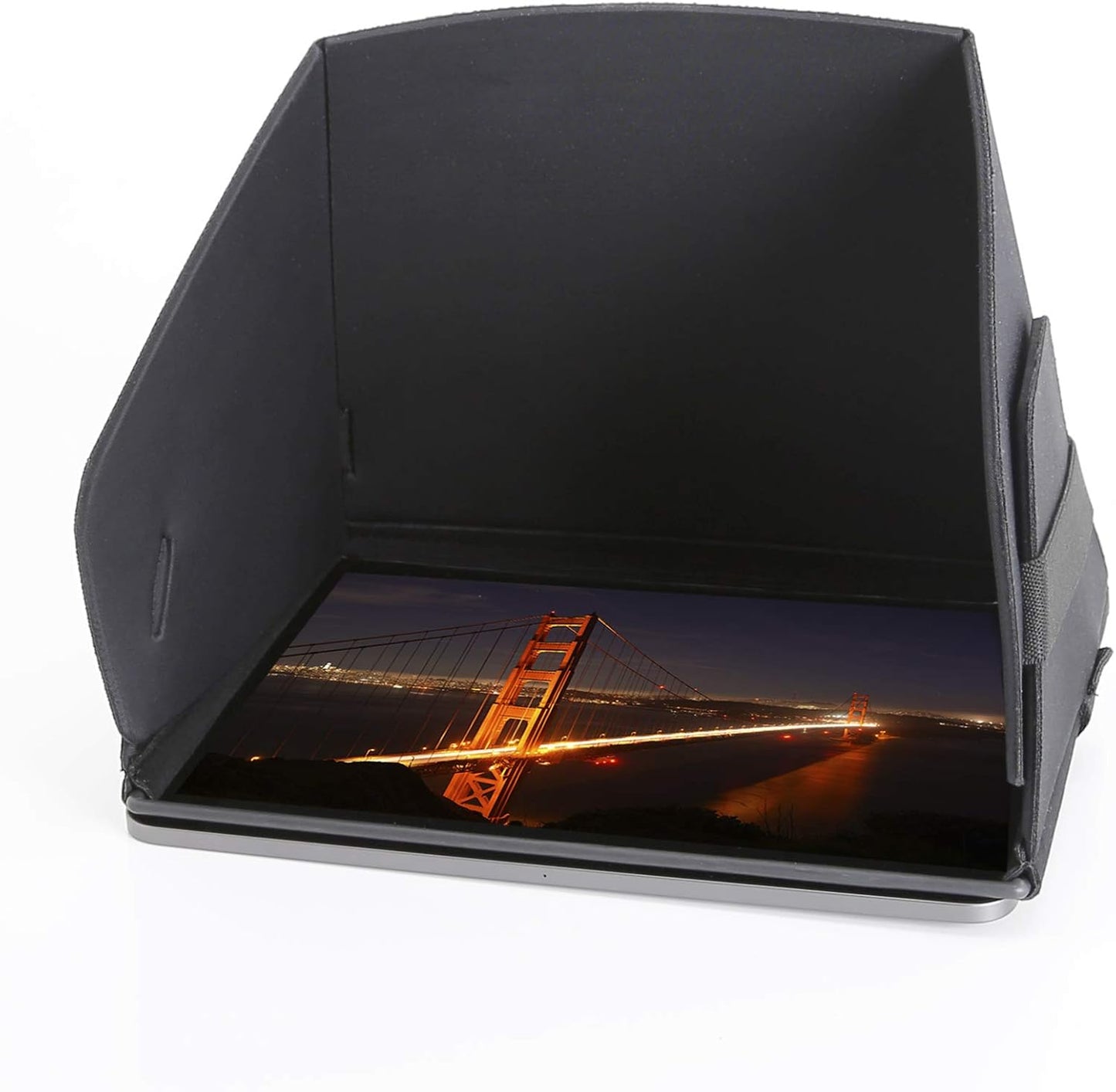 Collapsible Molded iPad Pro 11" Sun Shade and Privacy Hood - Compatible With iPad 11 Inch - Case Travel Cover - Sun Shield Protector Monitor Hood - MADE IN USA