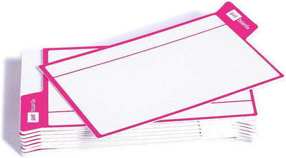 PATboard Scrum Board and Kanban Board - 16 Task Cards Medium - with nanocups® for Glass - Blue