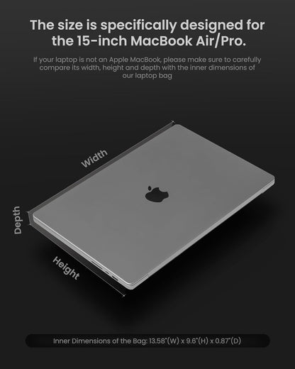 tomtoc 360° Protective Tablet Sleeve for 2026 iPad Air 11-inch (M4/M3/M2), iPad Pro 11-inch (M5/M4/4th/3rd/2nd/1st Gen) with Magic Keyboard/Smart Keyboard Folio, 11" iPad Water-Resistant Tablet Case