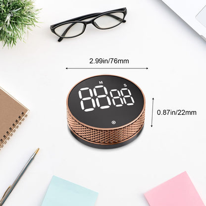 BlueSnail Kitchen Timer with LED Digital Display Smart Efficana for Home Classroom Gym Office, Volume and Brightness Adjustable Productivity Timer