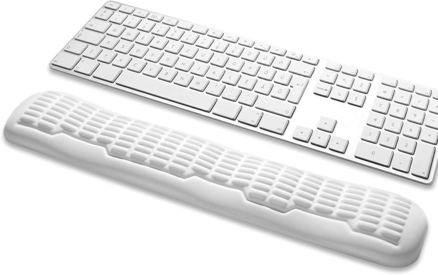 UnivoColors Ergonomic Mouse Wrist Rest,Latest 3.0 Wave Curve Design,High-Resilience Memory Foam Non-Slip Base,Reduces Wrist Fatigue,Ideal for Office Gaming & Long Hours of Use(Black)
