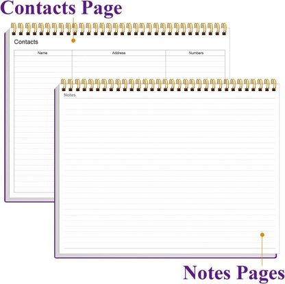 Weekly Productivity Planner - 8.5" x 11" Dashboard Desk Notepad Has 6 Focus Areas to List Tasks for Goals, Projects, Clients, Academic or Meal-Organize Your Daily Work Efficiently, 54 Weeks, Green
