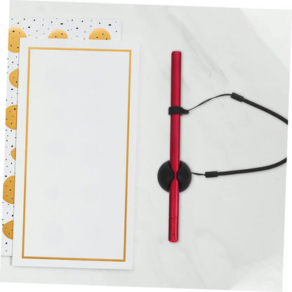 Stylus Fixing Rope with Silicone Holder 2 Pack Elastic Pen Lanyard for Tablet Desk Clipboard Office Use
