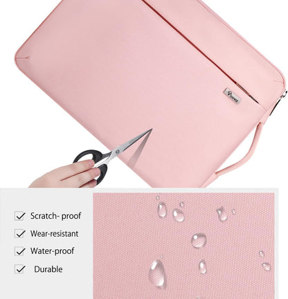 Voova Laptop Sleeve Case 15.6 16 Inch with Handle, 360° Protective Waterproof Slim Computer Bag Cover Compatible with MacBook Pro M2/M3/M4 16, HP Acer Lenovo Yoga ThinkPad Asus Laptop, Grey