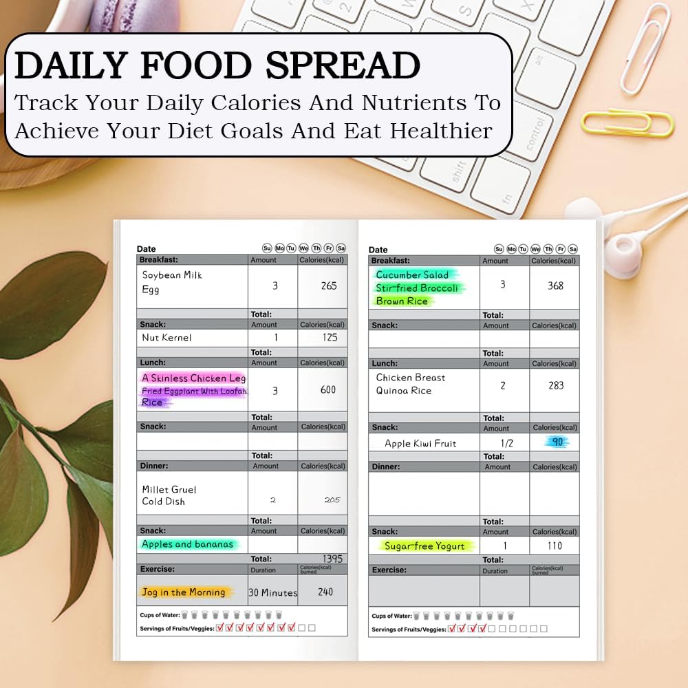 qianshan Travelers Notebook Inserts with PVC Sleeve,Undated Weekly Planner,Weekly To Do List Notepad,TN Journal,30 Sheets,8.5" x 4.7",Pocket Travelers Notebook for Journals,Diaries,Planners,Pink Cat