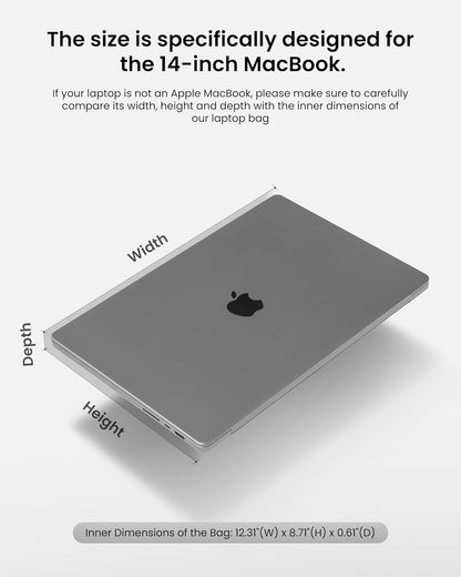 tomtoc 360° Protective Tablet Sleeve for 2026 iPad Air 11-inch (M4/M3/M2), iPad Pro 11-inch (M5/M4/4th/3rd/2nd/1st Gen) with Magic Keyboard/Smart Keyboard Folio, 11" iPad Water-Resistant Tablet Case