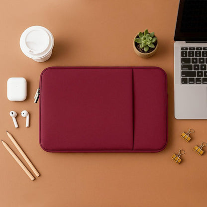 Laptop Sleeve for MacBook Neo/Air/Pro 13 inches A18/M5/M4/M3/M2/M1 Chip 2026-2020 A3404 A3449 A3240 A3113 with 2 Pockets Tablet Bag Case Accessories (Bright Pink)