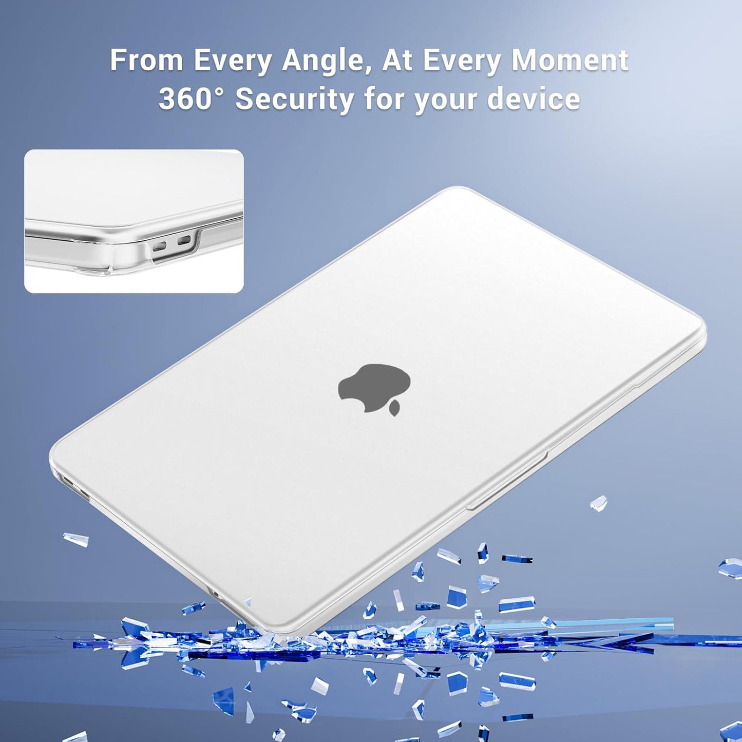 MOSISO Compatible with MacBook Neo Case 13 inch 2026 Release Model A3404 with A18 Pro Chip, 4 in 1 Kit Precision Fit Crack & Scratch Resistant Protective Hard Shell Case Cover, Crystal Clear