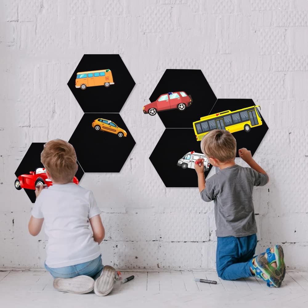 Vuzvuv Black 28"x16" Large Cork Board with 50 Push Pins & Sticky Notes, Self-Adhesive Bulletin Board for Wall, Felt Pin Vision Board for Paste Notes,Schedules Offices Home