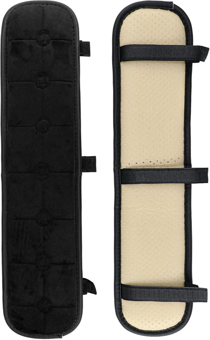 2 PCS Chair Armrest Pads, Soft Velvet Cushion Covers for Office Gaming Chairs, Breathable Elbow Support Universal Fit, Slip-On Armrest Covers for Desk Chair