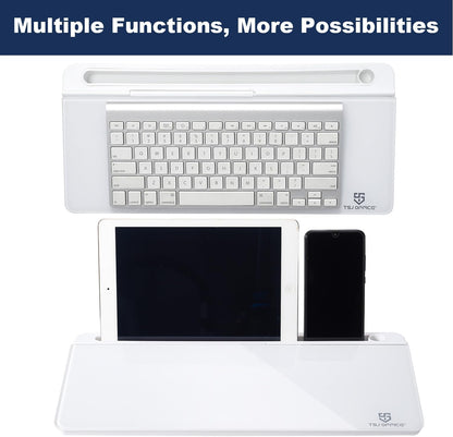 Small Glass Desktop Whiteboard Dry-Erase-Board for Office, Home, School Supplies ×2