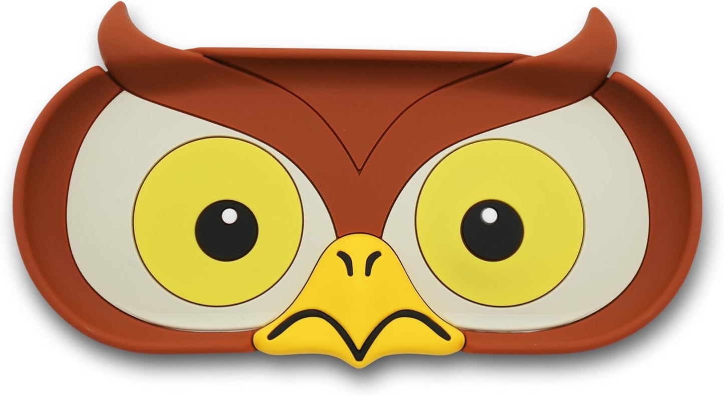 Funny Glasses Tray – Quirky Eyeglass Holder for Desk, Nightstand or Dresser – Unique Home & Office Organizer Gift for Spectacle Wearers – Fox
