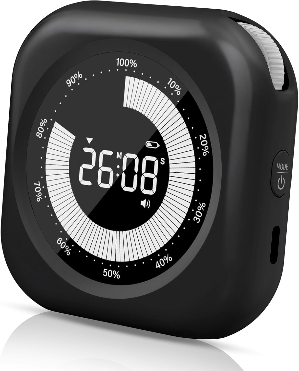 PERSUPER Visual Timer for Kids, 10 Hours Countdown/Up, with Rechargeable, 3 Volume Levels, 3 Brightness Display, and Magnetic, Homeschool Study Tool, Large Digital Timers for Classroom, Kitchen
