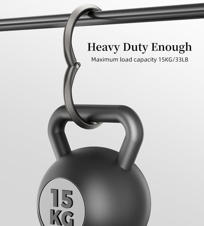 enGMOLPHY Bag Hook Hanger, Holds Up to 33LB, Purse Holder for Desk, Under Table Bar Handbag Hanger - Stylish Storage Hook - Gun Metal