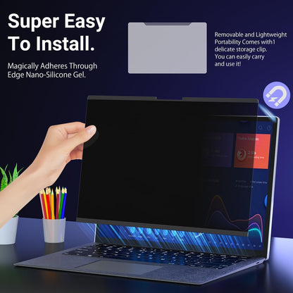 ZOEGAA Surface Laptop 7 Privacy Screen,Magnetic Removable Touchable Privacy Screen for Microsoft Surface Laptop 13.8 inch,Anti-Blue Light Anti-Scratch