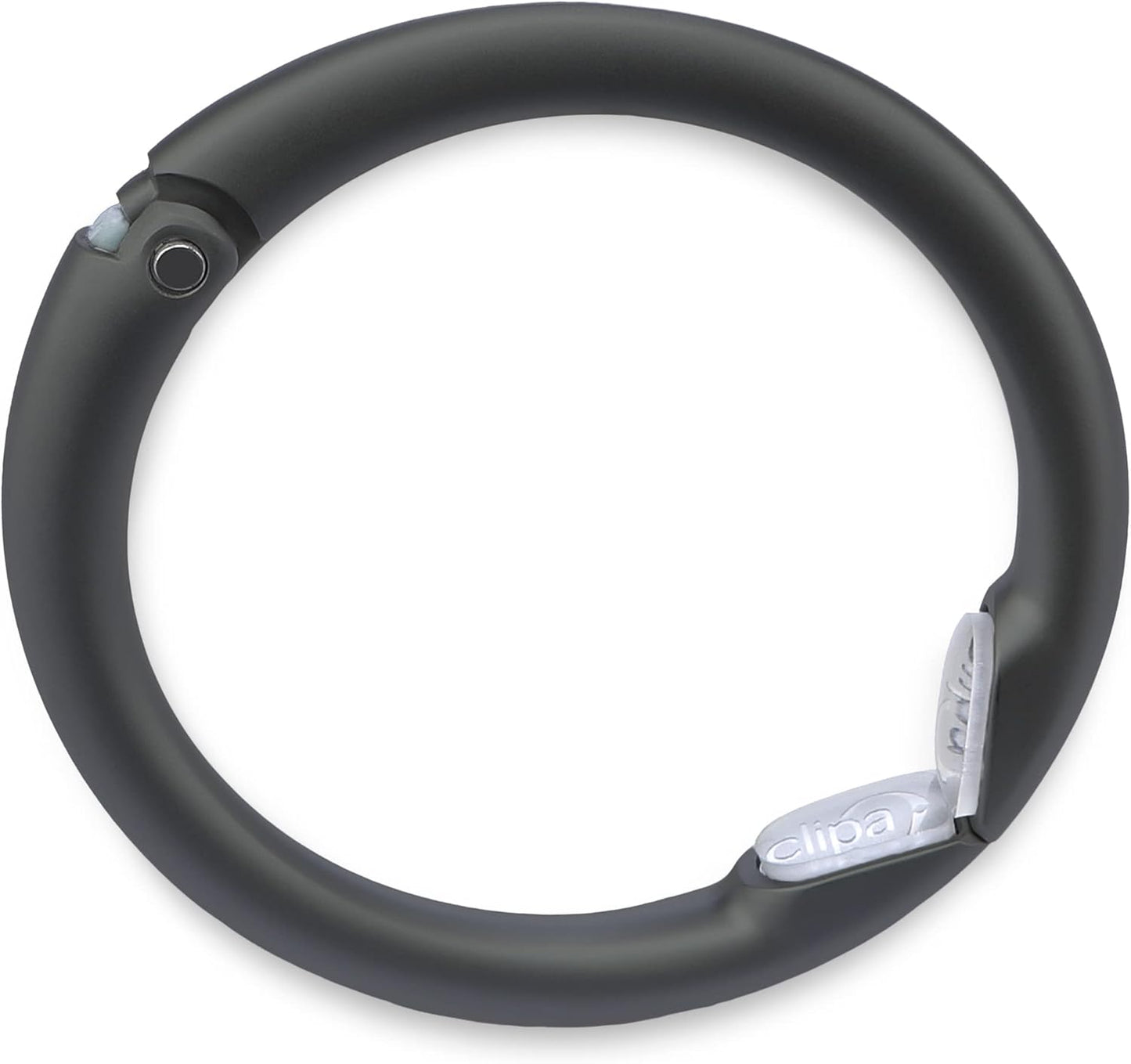Clipa Bag Hanger - The Ring that Opens Into a Hook, Closes Automatically | Hangs Almost Anywhere in Just 1/2" of Space | Holds 33 lbs | 9 Styles | 3 yr Warranty